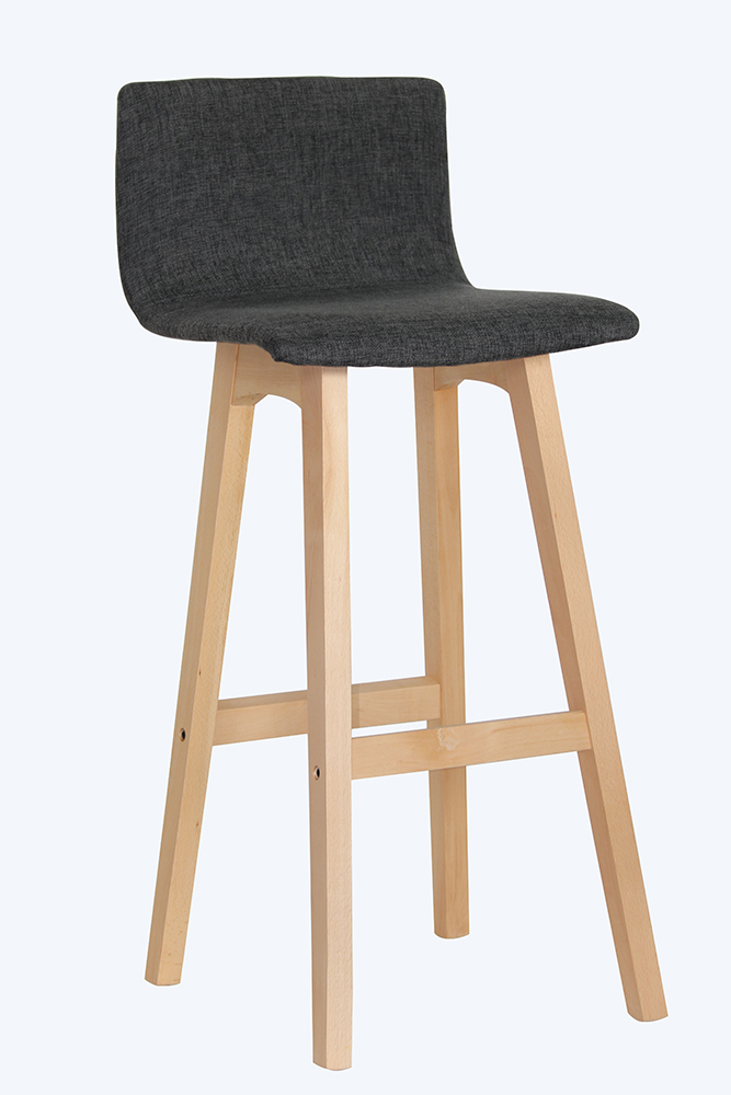 Elyse Bar Chair - Charcoal